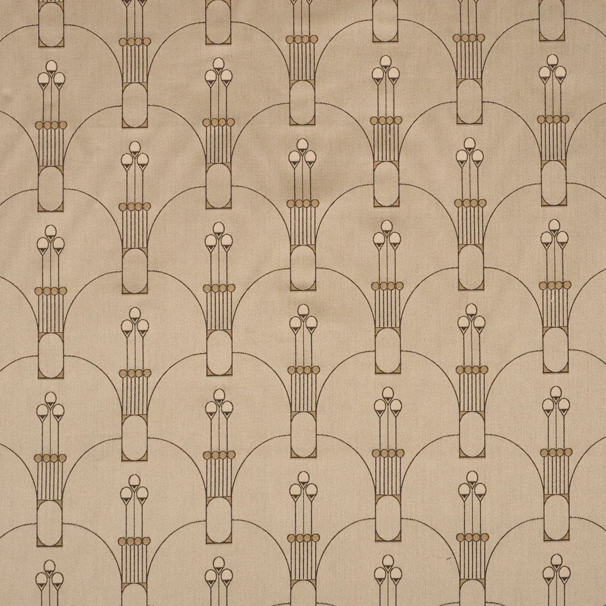 SWANSON SCALLOP fabric PEWTER color by Schumacher