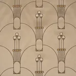 SWANSON SCALLOP fabric PEWTER color by Schumacher