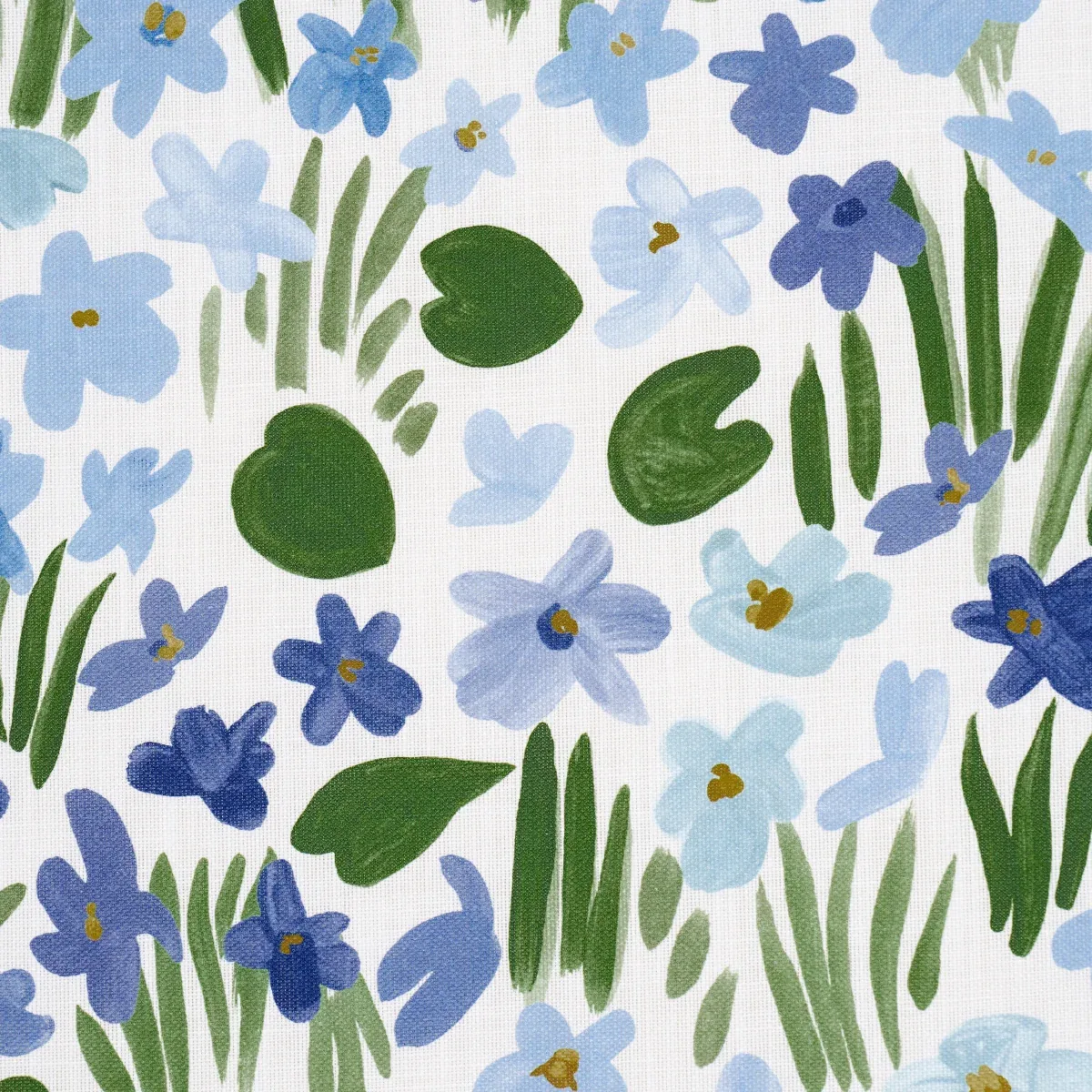 SWEET VIOLETTE INDOOR/OUTDOOR fabric BLUE color by Schumacher