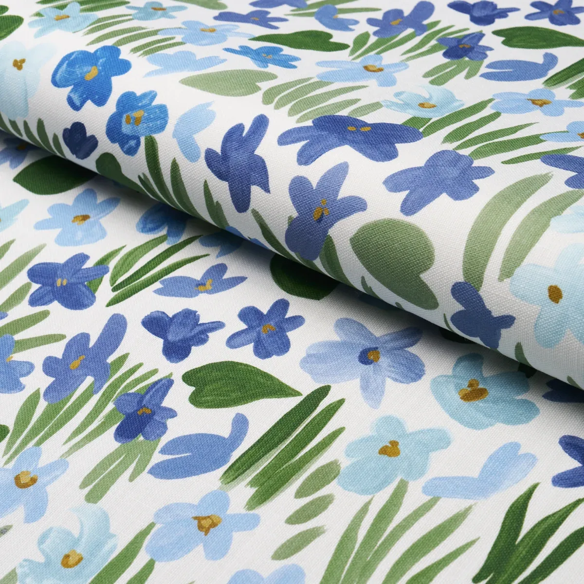 SWEET VIOLETTE INDOOR/OUTDOOR fabric BLUE color by Schumacher