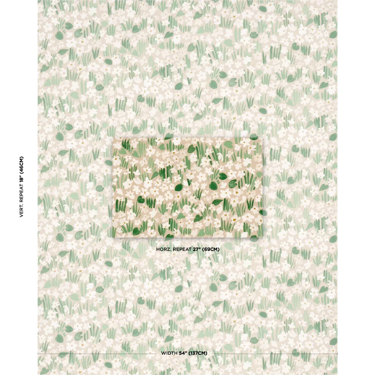 SWEET VIOLETTE INDOOR/OUTDOOR fabric NEUTRAL color by Schumacher