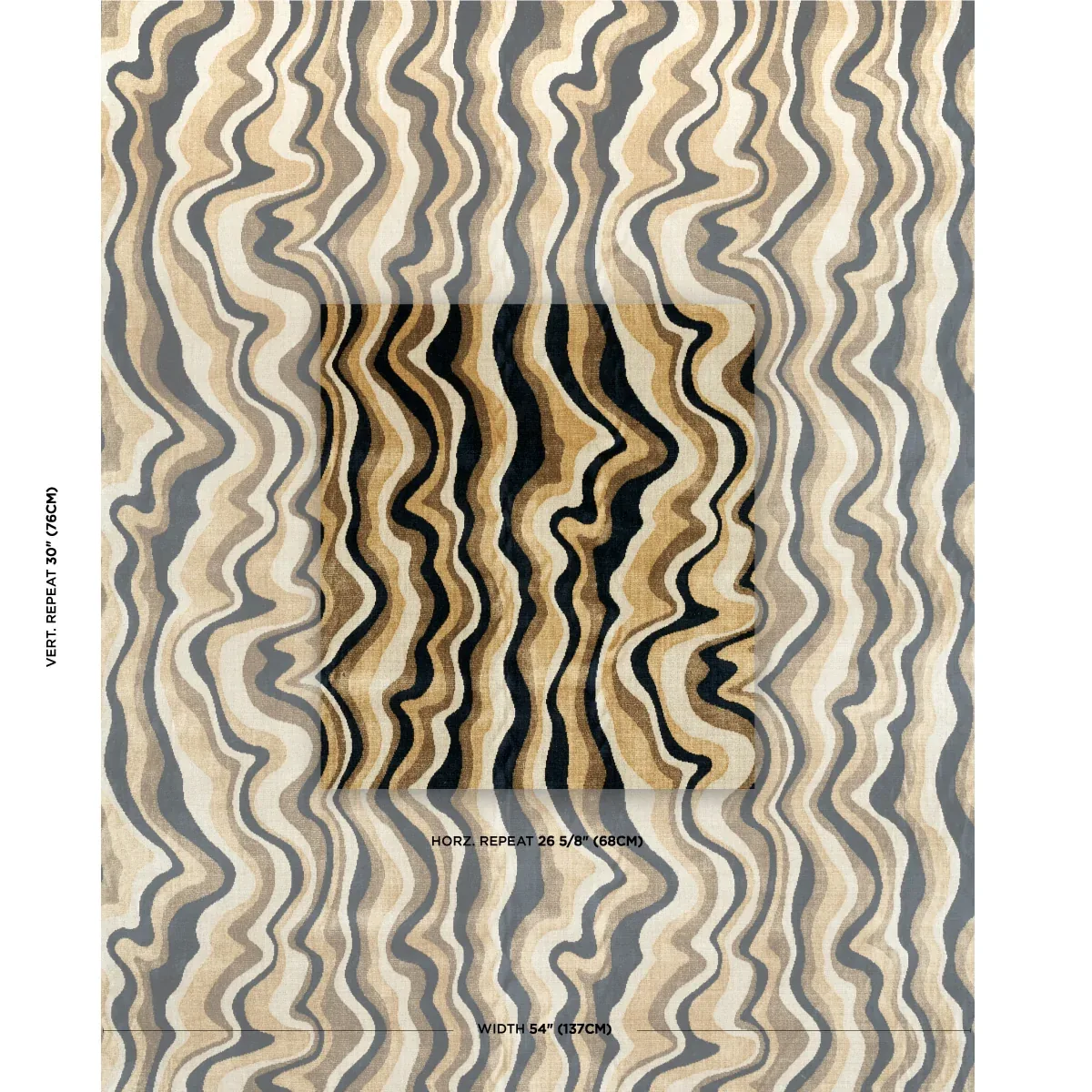 SWIRL VELVET Fabric – NEUTRAL | Schumacher | Wallpaper Twins SWIRL VELVET fabric NEUTRAL color by Schumacher