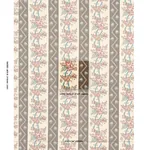 SYLVAIN FLORAL STRIPE Fabric – NOIR | Schumacher | Wallpaper SYLVAIN FLORAL STRIPE fabric NOIR color by Schumacher