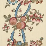 SYLVAIN FLORAL STRIPE Fabric – NOIR | Schumacher | Wallpaper SYLVAIN FLORAL STRIPE fabric NOIR color by Schumacher