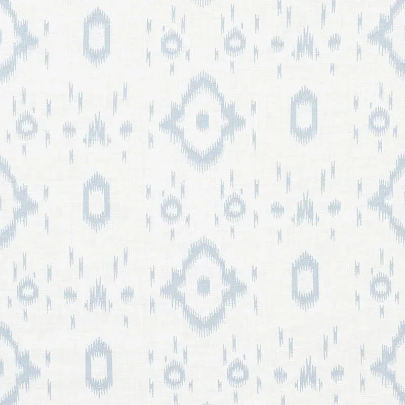 TABITHA fabric ORPINGTON BLUE color by Schumacher