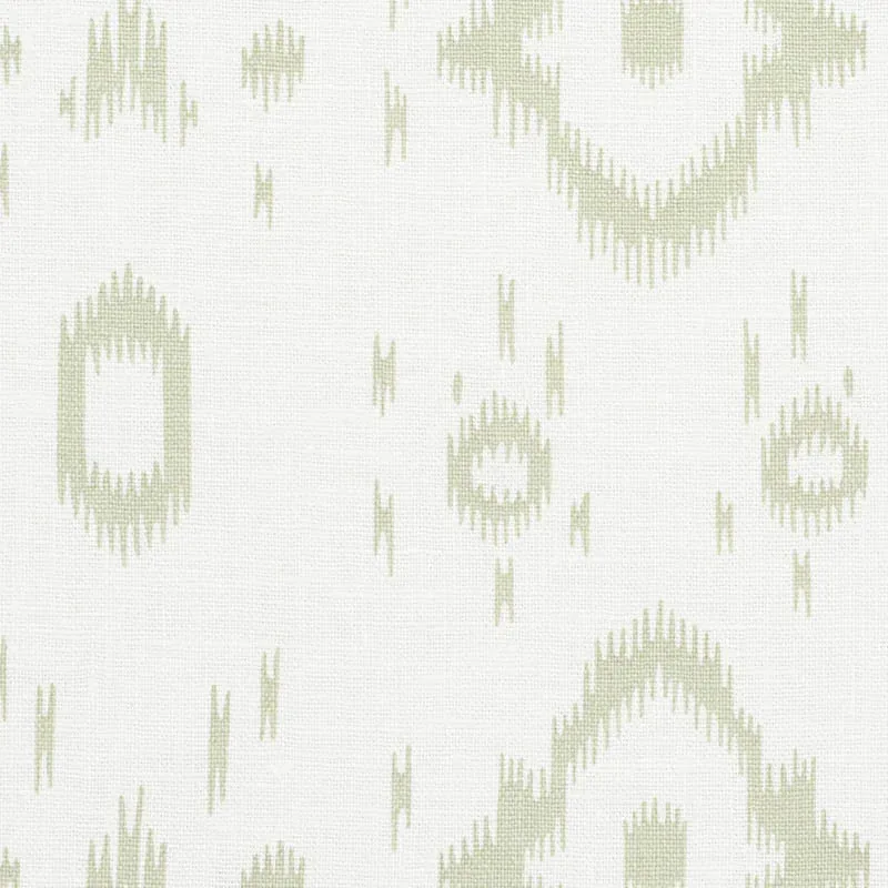 TABITHA fabric SAGE GREEN color by Schumacher