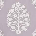 TALITHA EMBROIDERY Fabric – WISTERIA | Schumacher | Wallpape TALITHA EMBROIDERY fabric WISTERIA color by Schumacher