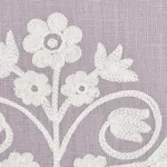 TALITHA EMBROIDERY Fabric – WISTERIA | Schumacher | Wallpape TALITHA EMBROIDERY fabric WISTERIA color by Schumacher
