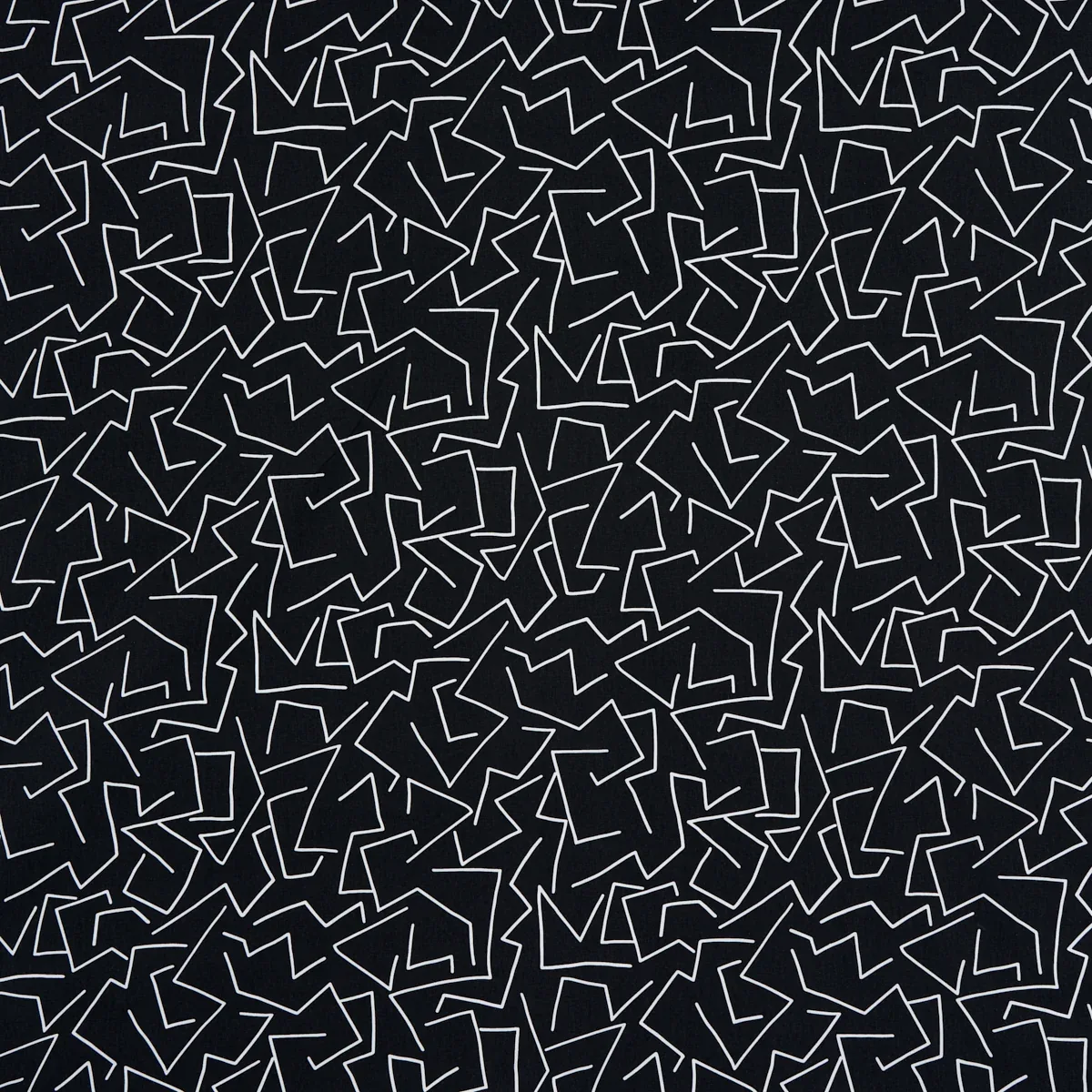 TANGENT PRINT fabric CARBON color by Schumacher