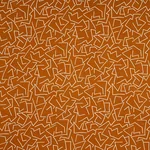 TANGENT PRINT Fabric – SAFFRON | Schumacher | Wallpaper Twin TANGENT PRINT fabric SAFFRON color by Schumacher