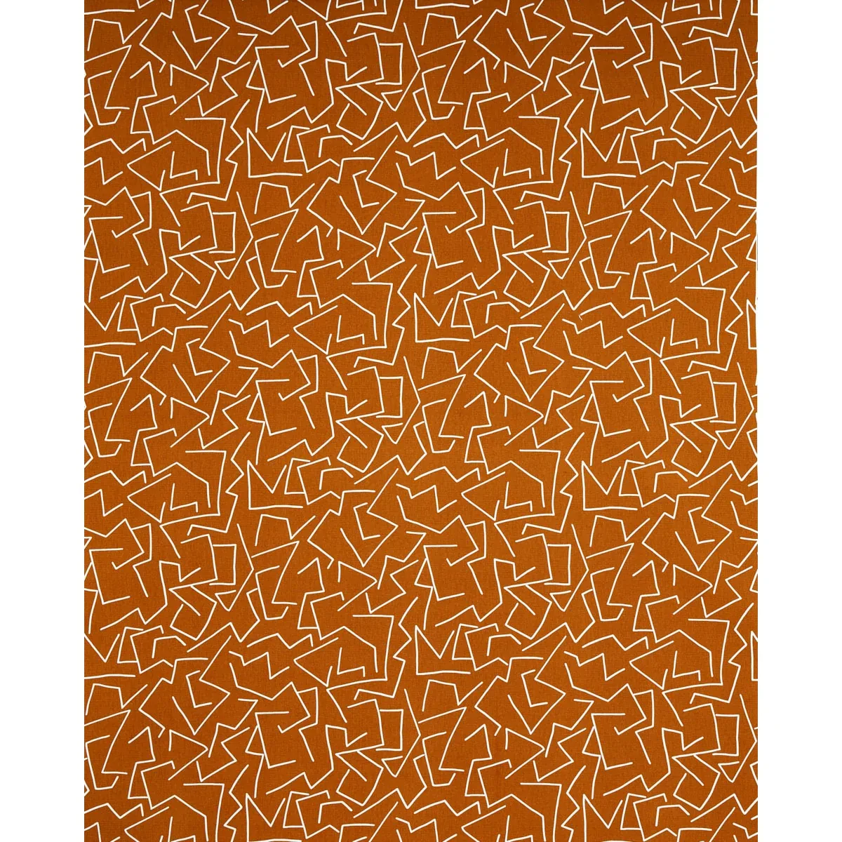 TANGENT PRINT Fabric – SAFFRON | Schumacher | Wallpaper Twin TANGENT PRINT fabric SAFFRON color by Schumacher
