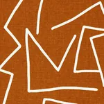 TANGENT PRINT Fabric – SAFFRON | Schumacher | Wallpaper Twin TANGENT PRINT fabric SAFFRON color by Schumacher