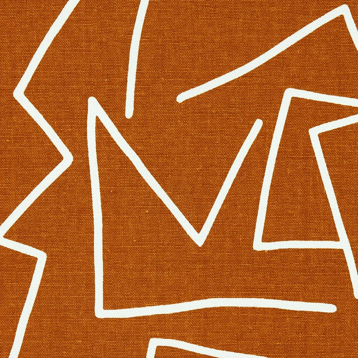 TANGENT PRINT Fabric – SAFFRON | Schumacher | Wallpaper Twin TANGENT PRINT fabric SAFFRON color by Schumacher