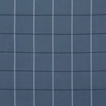 TAOS GRID fabric BLUE color by Schumacher
