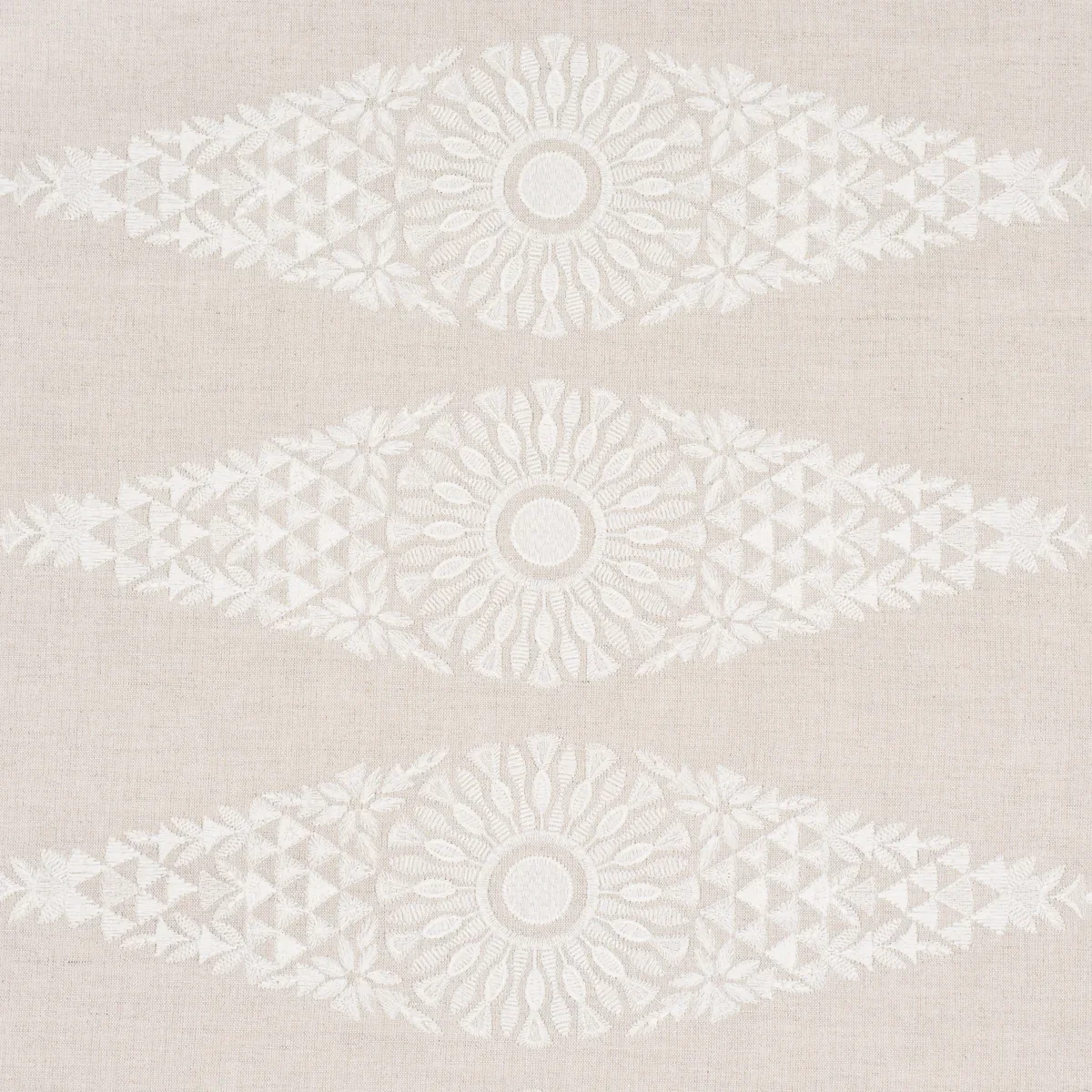 TASMIN EMBROIDERY fabric NATURAL color by Schumacher