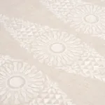 TASMIN EMBROIDERY fabric NATURAL color by Schumacher