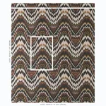 TAURIDE ÉPINGLÉ fabric BROWN color by Schumacher