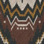 TAURIDE ÉPINGLÉ fabric BROWN color by Schumacher