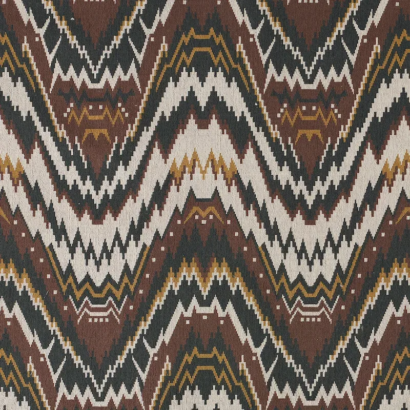 TAURIDE ÉPINGLÉ fabric BROWN color by Schumacher