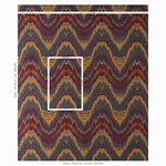 TAURIDE ÉPINGLÉ fabric JEWEL color by Schumacher