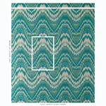 TAURIDE ÉPINGLÉ fabric PEACOCK color by Schumacher