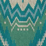 TAURIDE ÉPINGLÉ fabric PEACOCK color by Schumacher