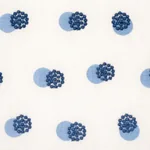TAYLOR EMBROIDERY Fabric – BLUE ON IVORY | Schumacher | Wall TAYLOR EMBROIDERY fabric BLUE ON IVORY color by Schumacher