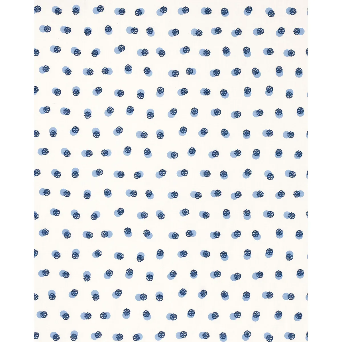 TAYLOR EMBROIDERY Fabric – BLUE ON IVORY | Schumacher | Wall TAYLOR EMBROIDERY fabric BLUE ON IVORY color by Schumacher