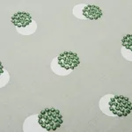 TAYLOR EMBROIDERY fabric GREEN color by Schumacher