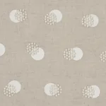 TAYLOR EMBROIDERY fabric IVORY ON NATURAL color by Schumacher