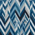 TAYLOR VELVET fabric LAPIS color by Schumacher