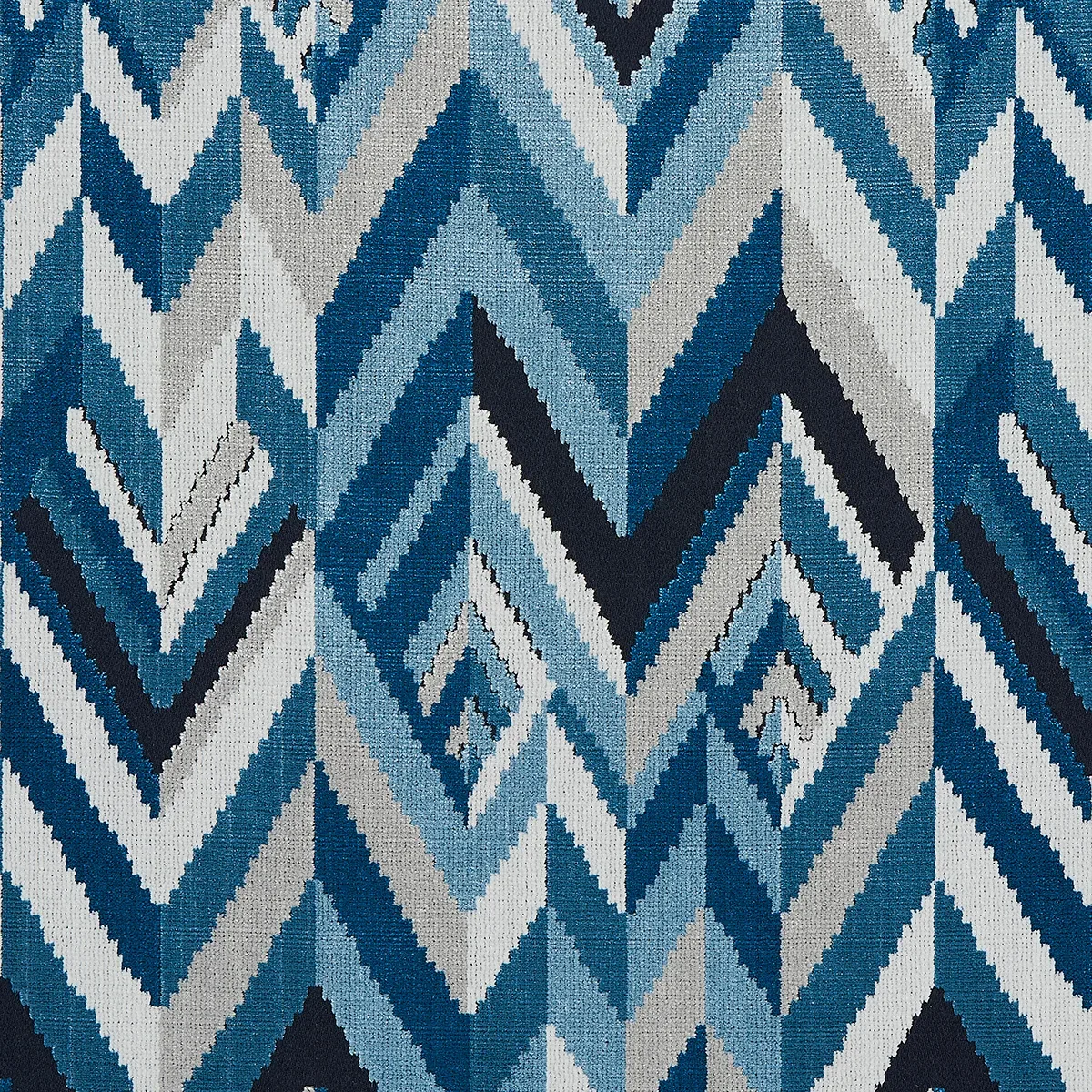 TAYLOR VELVET fabric LAPIS color by Schumacher