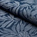 TAYRONA PALM MOSAIC fabric PACIFIC OCEAN HUES color by Schumacher