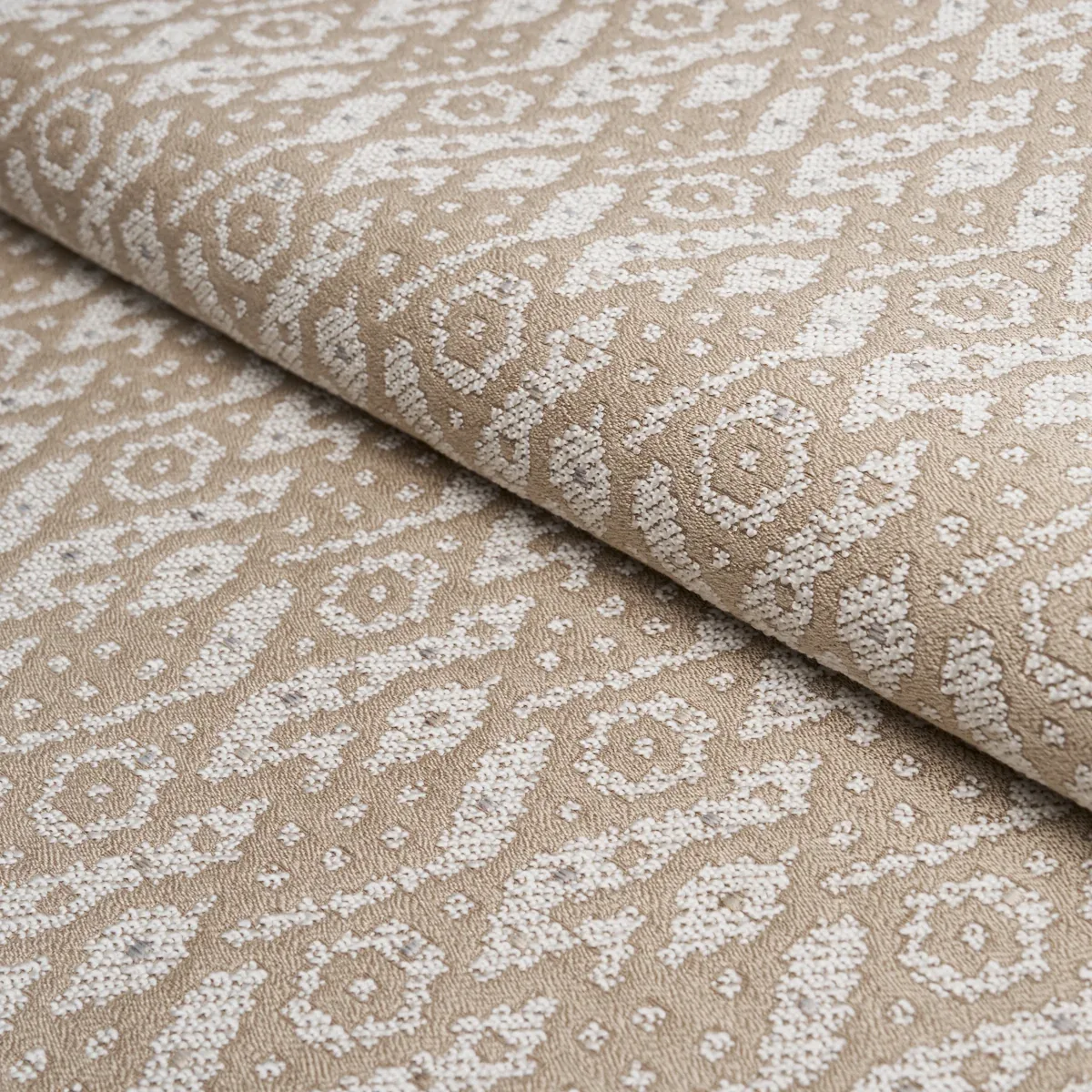 TAZZIE PERFORMANCE fabric SAND color by Schumacher