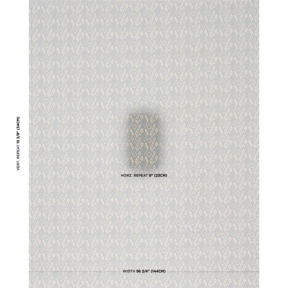 TAZZIE PERFORMANCE Fabric – SKY | Schumacher | Wallpaper Twi TAZZIE PERFORMANCE fabric SKY color by Schumacher