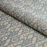 TAZZIE PERFORMANCE Fabric – SKY | Schumacher | Wallpaper Twi TAZZIE PERFORMANCE fabric SKY color by Schumacher