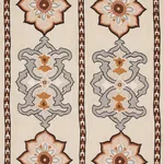 TEMARA HAND EMBROIDERED PRINT Fabric – NATURAL | Schumacher TEMARA HAND EMBROIDERED PRINT fabric NATURAL color by Schumacher
