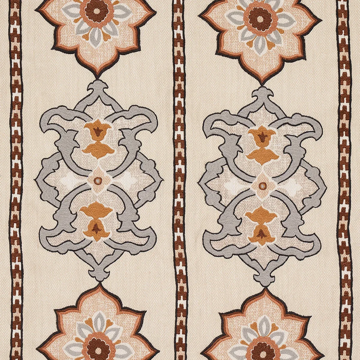 175182 | TEMARA HAND EMBROIDERED PRINT – NATURAL
