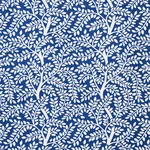 TEMPLE GARDEN II fabric BLUE color by Schumacher