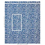 TEMPLE GARDEN II fabric BLUE color by Schumacher
