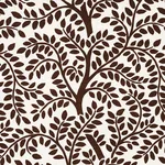 TEMPLE GARDEN II Fabric – BROWN | Schumacher | Wallpaper Twi TEMPLE GARDEN II fabric BROWN color by Schumacher