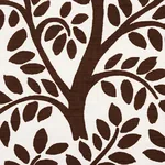 TEMPLE GARDEN II Fabric – BROWN | Schumacher | Wallpaper Twi TEMPLE GARDEN II fabric BROWN color by Schumacher