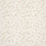 TEMPLE GARDEN II fabric IVORY ON UNBLEACHED color by Schumacher