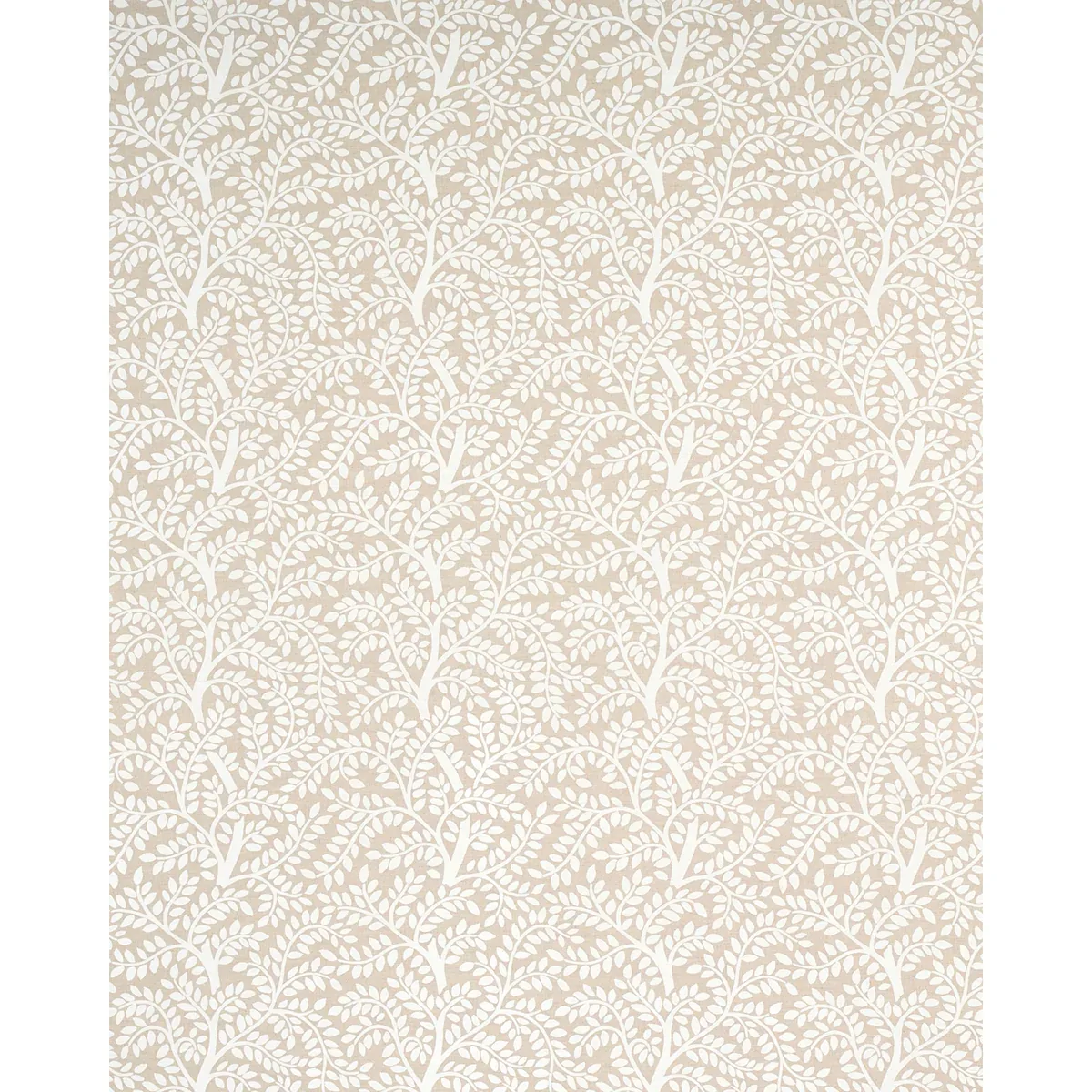 TEMPLE GARDEN II fabric IVORY ON UNBLEACHED color by Schumacher