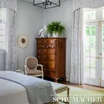 TEMPLE GARDEN II fabric IVORY ON UNBLEACHED color by Schumacher