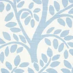 TEMPLE GARDEN II Fabric – SKY ON IVORY | Schumacher | Wallpa TEMPLE GARDEN II fabric SKY ON IVORY color by Schumacher