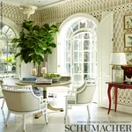 TEMPLE fabric SAGE color by Schumacher