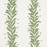 TENDRIL STRIPE INDOOR/OUTDOOR fabric LEAF color by Schumacher