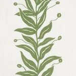 TENDRIL STRIPE INDOOR/OUTDOOR fabric LEAF color by Schumacher