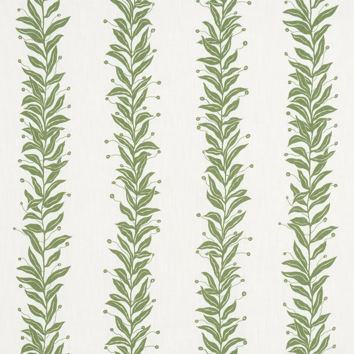 TENDRIL STRIPE INDOOR/OUTDOOR fabric LEAF color by Schumacher